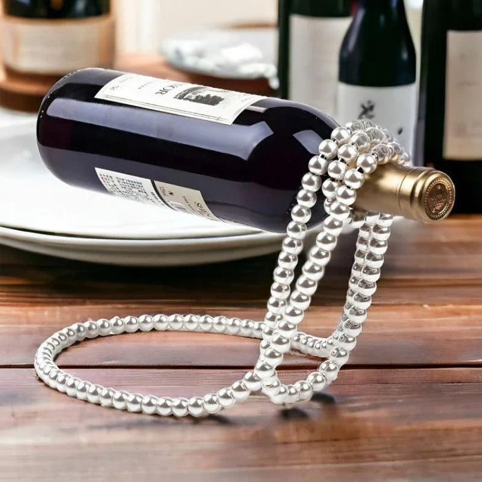 Elegant Pearl Wine Holder: A Touch of Luxury for Your Home Decor