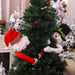 Whimsical Santa & Snowman Holiday Tree Topper for Festive Cheer