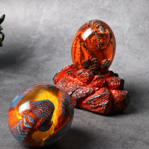 Mystical Fantasy Dragon Egg Resin Decor