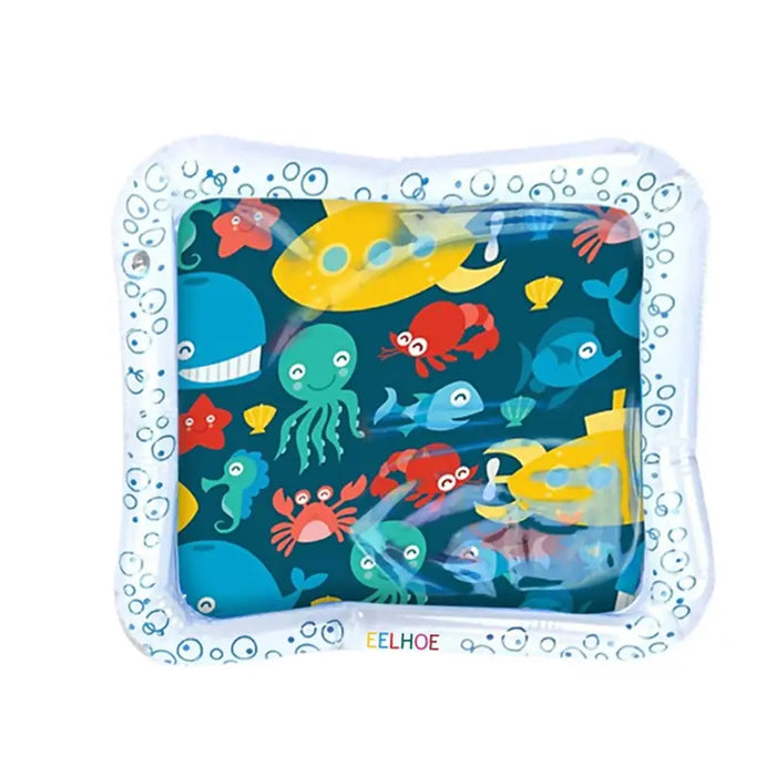 Underwater Adventure Inflatable Baby Play Mat - Fun Water Toy for Newborns and Infants