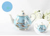 Elegant Floral Design Bone China Teapot - Perfect for Tea and Coffee Serving