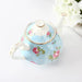 Elegant Floral Design Bone China Teapot - Perfect for Tea and Coffee Serving