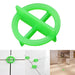 100-Pack Eco-Friendly Green Cross Tile Spacer Leveling System - Plastic Tile Spacers for Precise Tile Installation