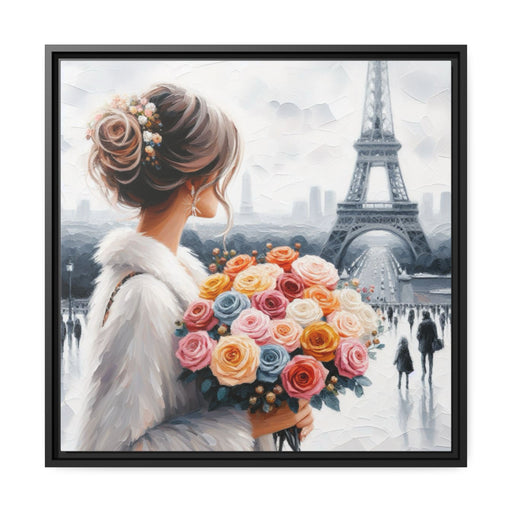 Enchanting Parisian Elegance Matte Canvas Wall Art