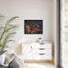 Elegant Black Pinewood-Framed Matte Canvas Art Set - Sustainable Home Decor Piece