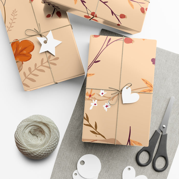 Autumn Leaves Exquisite USA-Made Gift Wrap Paper