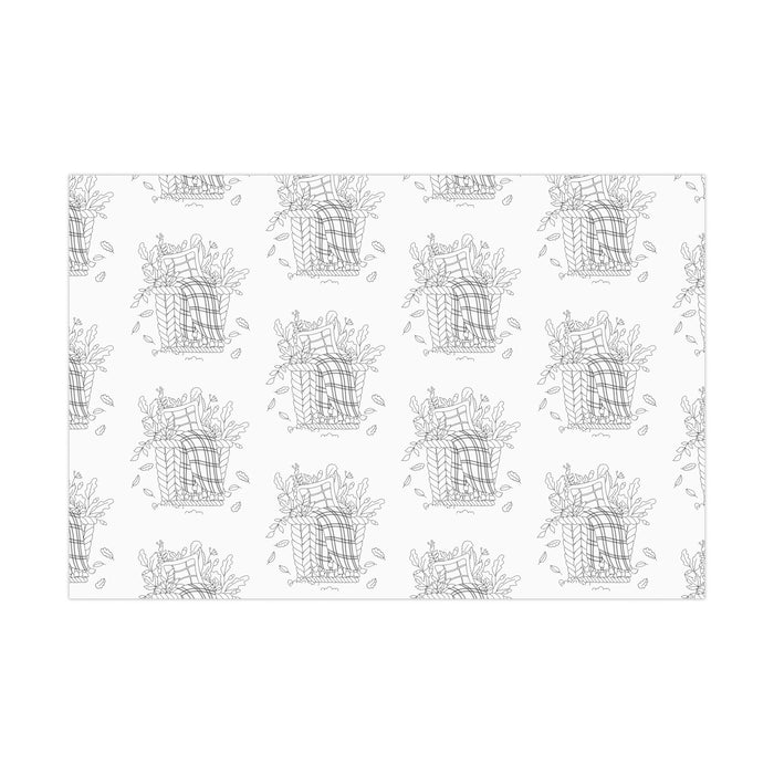 Cozy Fall Exquisite USA-Made Gift Wrap Paper