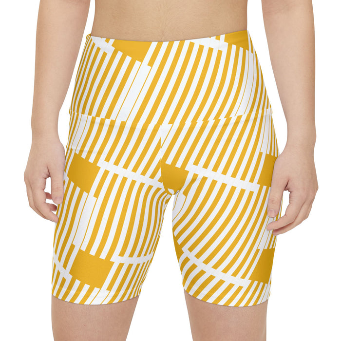 Sunlight Geometric Women's Workout Shorts