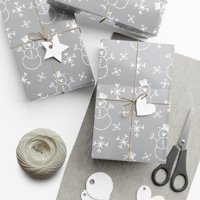 Elegant Christmas Gift Wrap Set with Matte & Satin Finishes