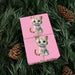 Eco-Friendly Meow Cat Christmas Gift Wrap Set - Premium Paper with Matte & Satin Finishes