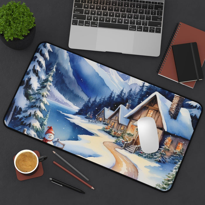 Personalized Festive Neoprene Desk Mat for a Stylish Workspace Upgrade