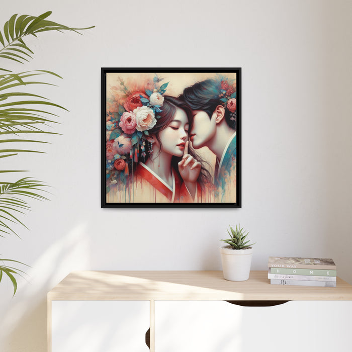 Valentine's Day Romance Matte Canvas Wall Art for a Romantic Home