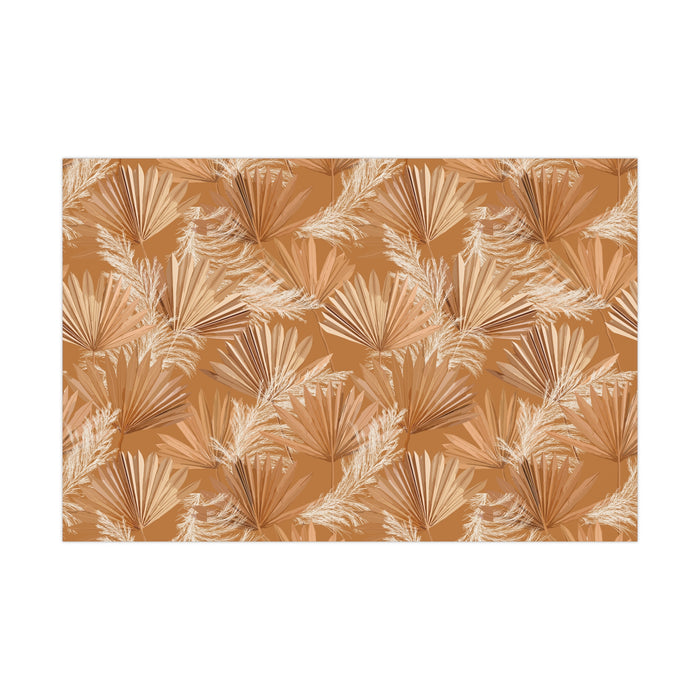 Gold Fall season Exquisite USA-Made Gift Wrap Paper