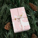Sophisticated Pink Christmas Gift Wrap Set - Handcrafted in the USA with Matte & Satin Finishes