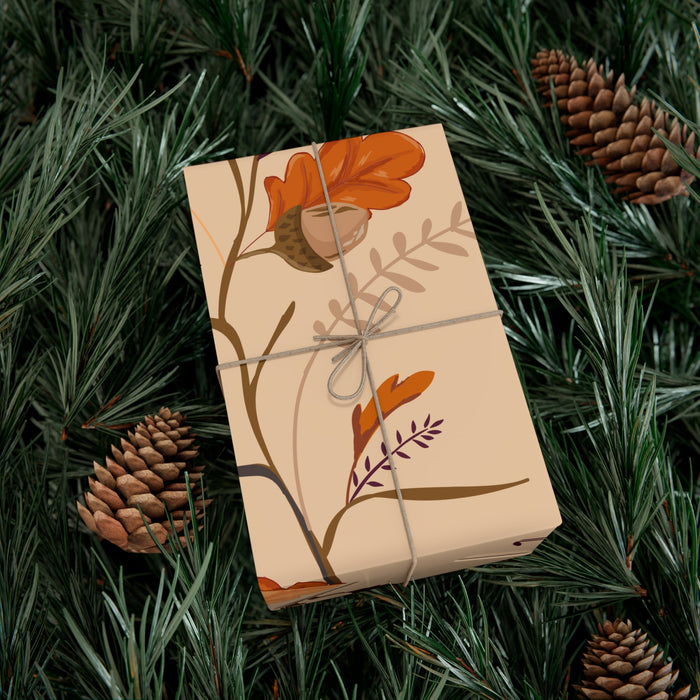 Autumn Leaves Exquisite USA-Made Gift Wrap Paper