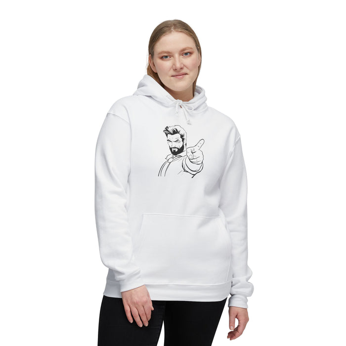 Louis2k Unisex Hooded Sweatshirt, Made in US - Heavyweight Fabric, Front Muff Pocket, Classic Fit