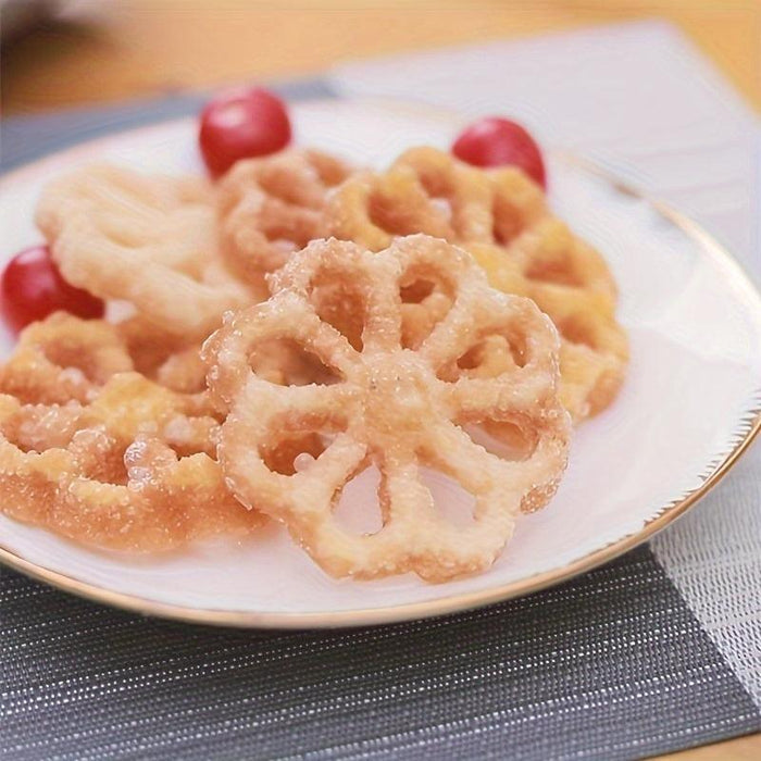 5-Piece Elegant Floral Butterfly Pastry Mold Set for Creative Baking and Eid Celebrations