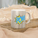 Elegant Metallic Ceramic Coffee Mug - Silver and Gold for Coffee and Tea Lovers