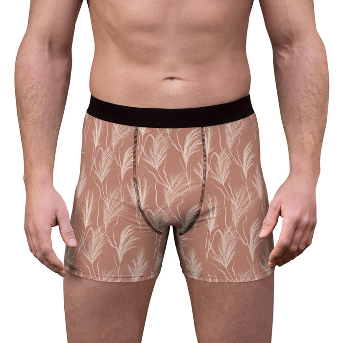 Stylish Chocolate Brown Men's Boxer Briefs