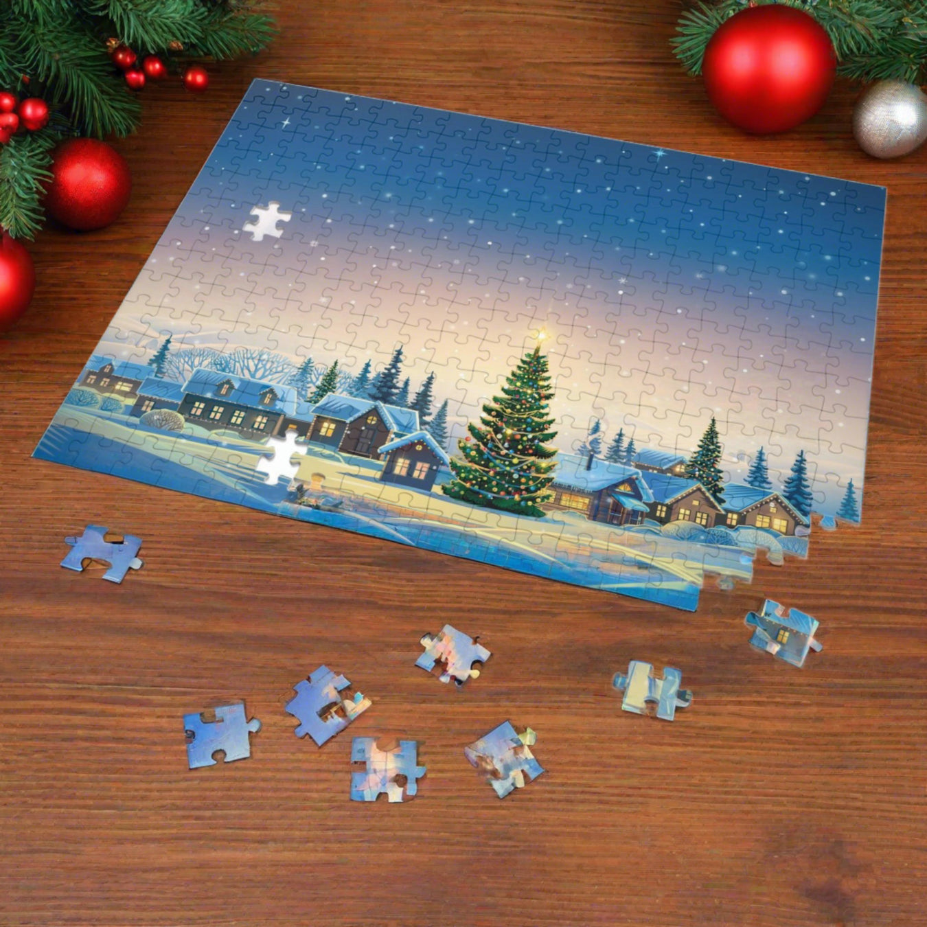 Christmas Joy Jigsaw Puzzle Set - Ultimate Family Entertainment Experience