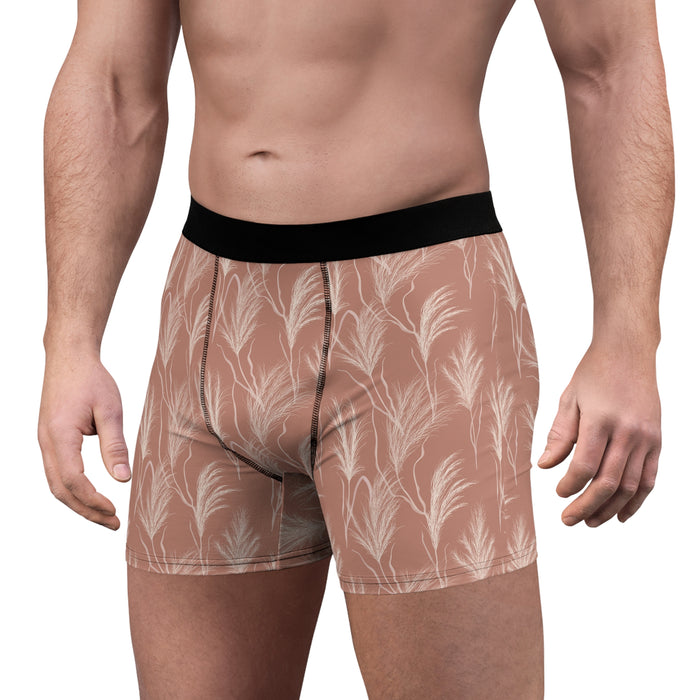 Stylish Chocolate Brown Men's Boxer Briefs