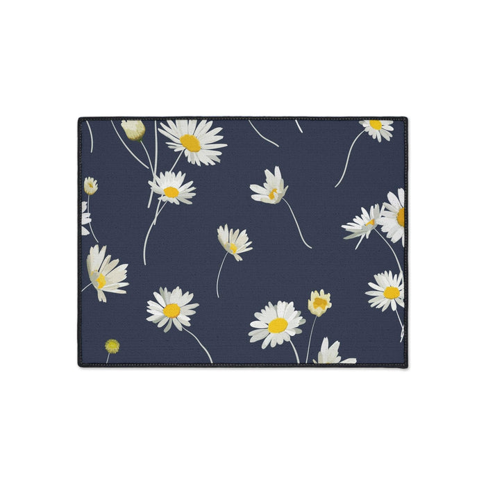 Chamomile Elegance Customizable Anti-Slip Polyester Floor Mat