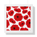Elite Crimson Poppy Framed Poster - Sustainable Art Decor