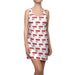 Chic Valentine's Day Women's All-Over Print Racerback Dress - Timeless Style