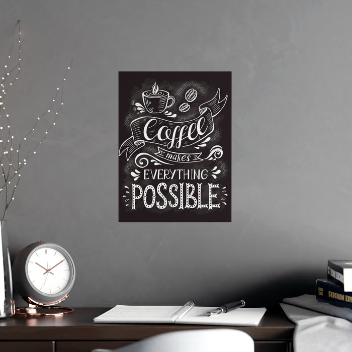 Artistic Matte Coffee Posters - Premium Home Decor Prints