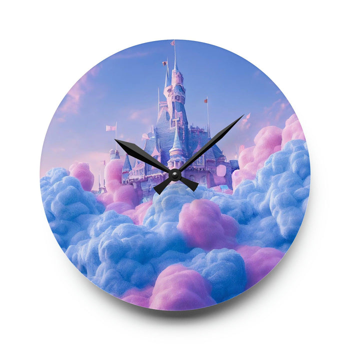 Colorful Acrylic Wall Clock Set - Sturdy Prints in Assorted Shapes & Sizes