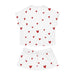 Chic Valentine's Day Women's Short Pajama Set - Refined Sleepwear Collection