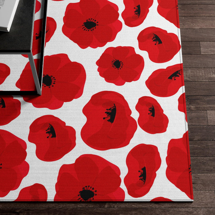 Customizable Elite Poppy Dornier Luxurious Area Rug - Chic & Secure Design