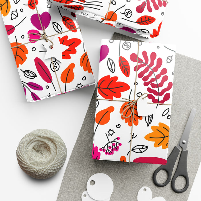 Fall season Exquisite USA-Made Gift Wrap Paper