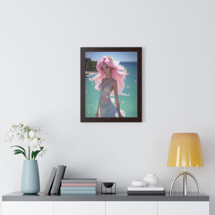 Eco-Conscious Mermaid Art Set with Sustainable Framing