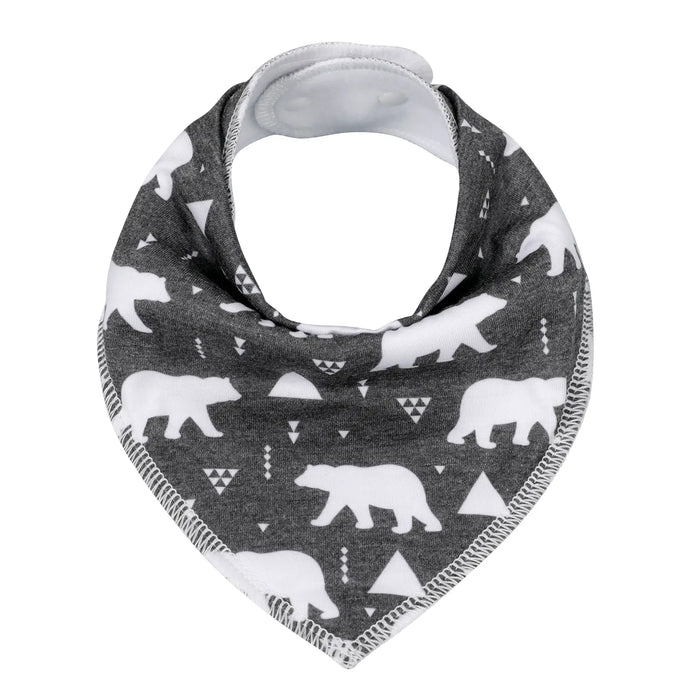 Organic Cotton Triangle Bibs Set for Newborns - Adorable Animal Designs for Feeding and Drooling