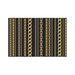 Luxurious Golden Chains Custom Floor Rug with Anti-Slip Backing for Stylish Home Decor