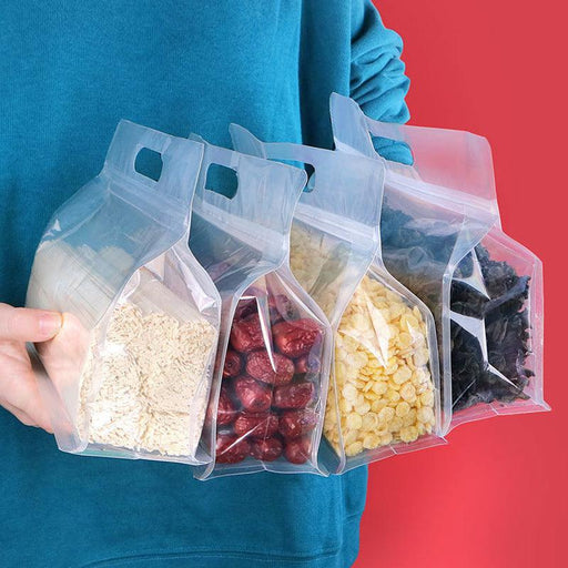 50-Pack Octagonal Reusable Zip Bags for Food Storage