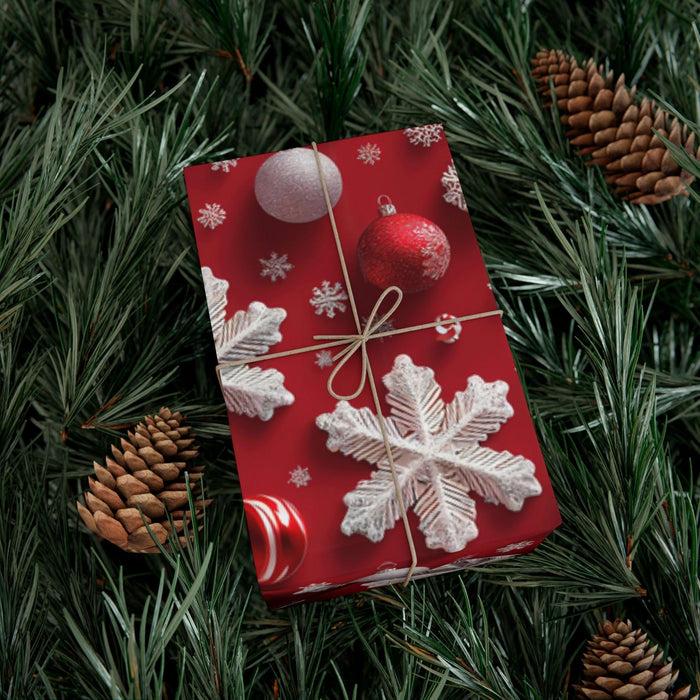 Luxurious Customizable 3D Christmas Gift Wrap Set - Premium Matte & Satin Finishes - USA Made