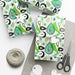 Green Fall season Exquisite USA-Made Gift Wrap Paper