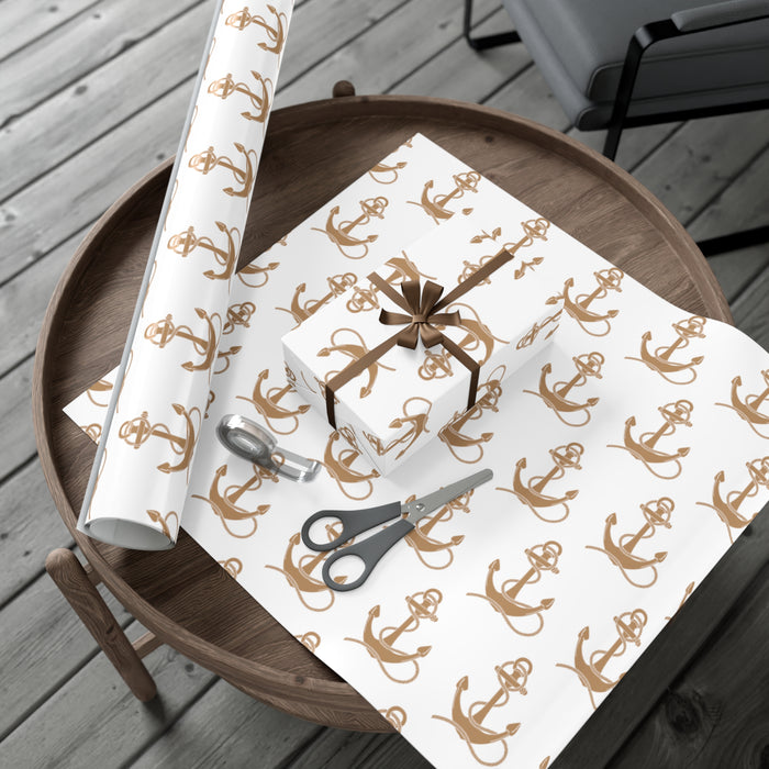 Luxury Nautical Gift Wrapping Set - Handcrafted with Elegance in the USA