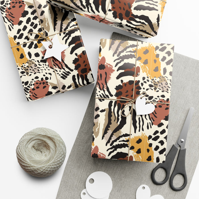 Animal Print Exquisite USA-Made Gift Wrap Paper