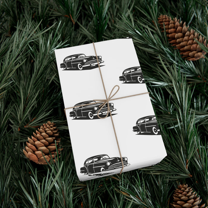 Peekaboo Classic Car Exquisite USA-Made Gift Wrap Paper