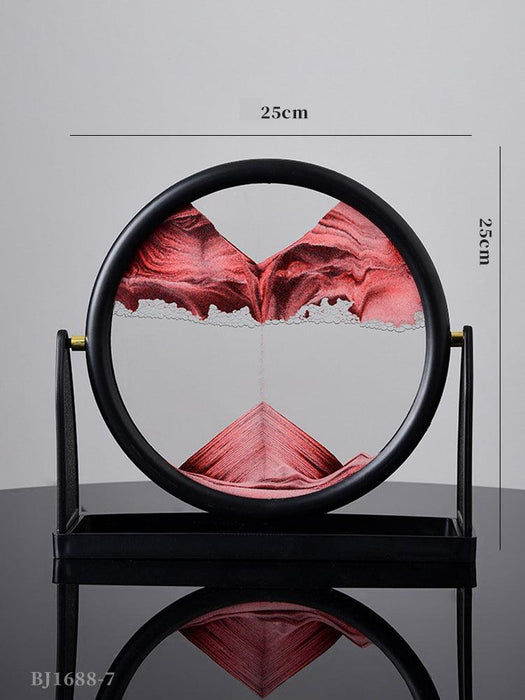 Mesmerizing 3D Glass Quicksand Art for a Tranquil Environment