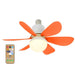 Modern LED Ceiling Fan with Remote Control and Adjustable Lighting for Contemporary Spaces