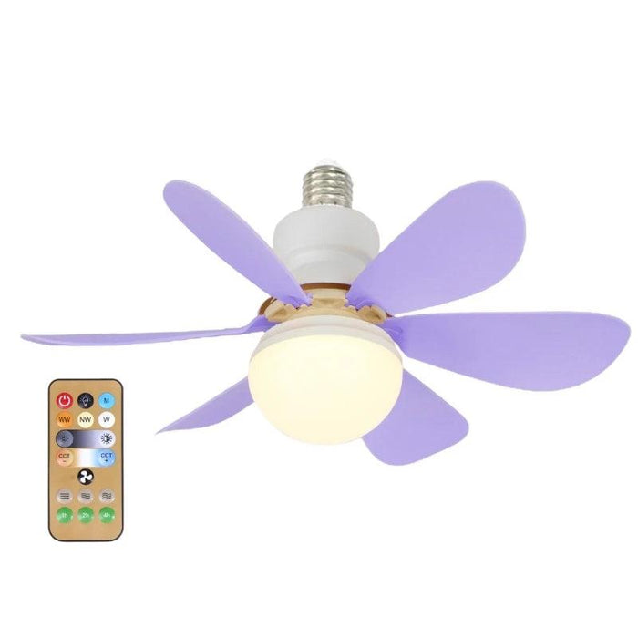 Modern LED Ceiling Fan with Remote Control and Adjustable Lighting for Contemporary Spaces