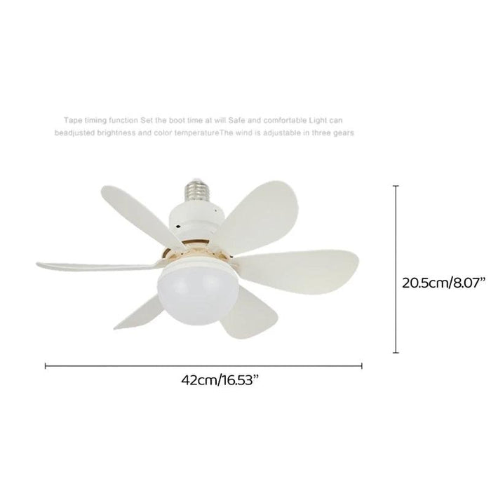 Modern LED Ceiling Fan with Remote Control and Adjustable Lighting for Contemporary Spaces