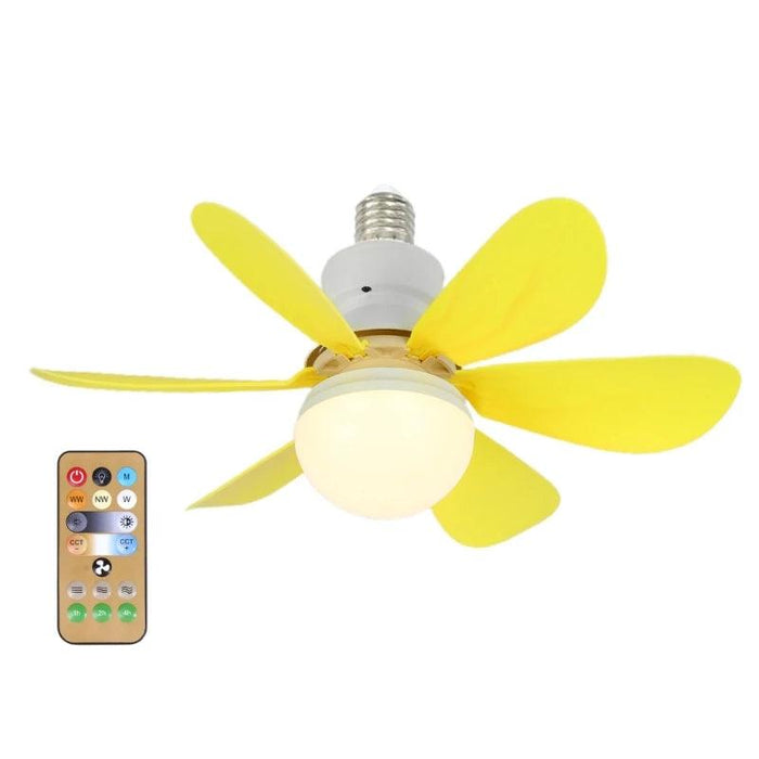 Modern LED Ceiling Fan with Remote Control and Adjustable Lighting for Contemporary Spaces