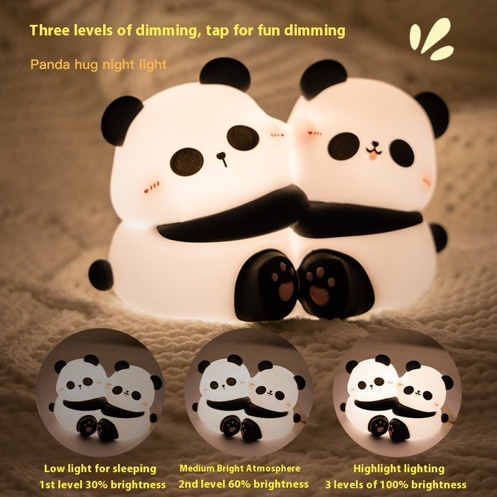 Panda Cuddle LED Night Light for Desk Decor