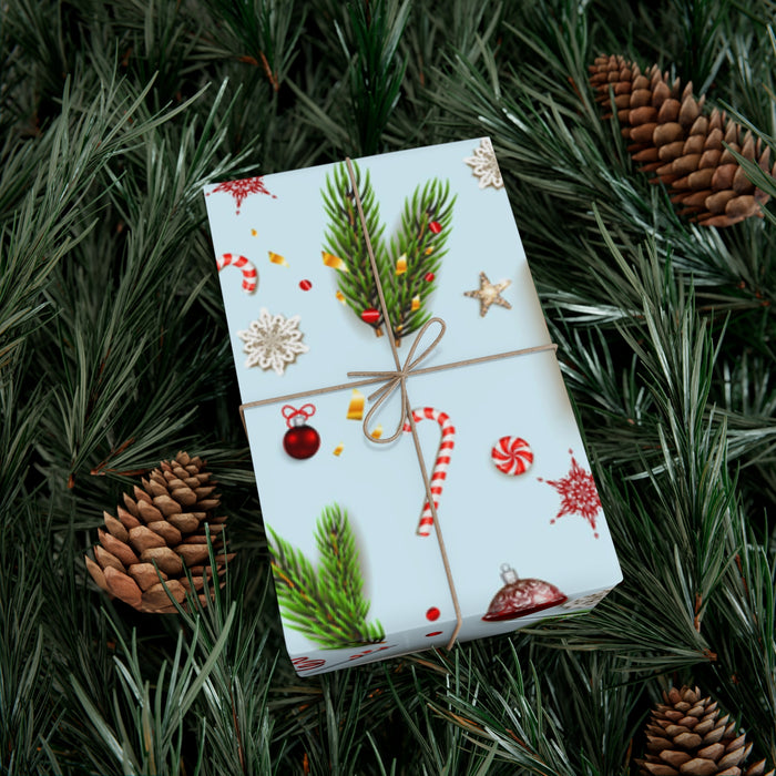 Elite Christmas 3D Customizable Gift Wrap Paper - Personalized Matte & Satin Finishes