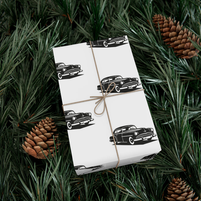 Peekaboo Classic Car Exquisite USA-Made Gift Wrap Paper